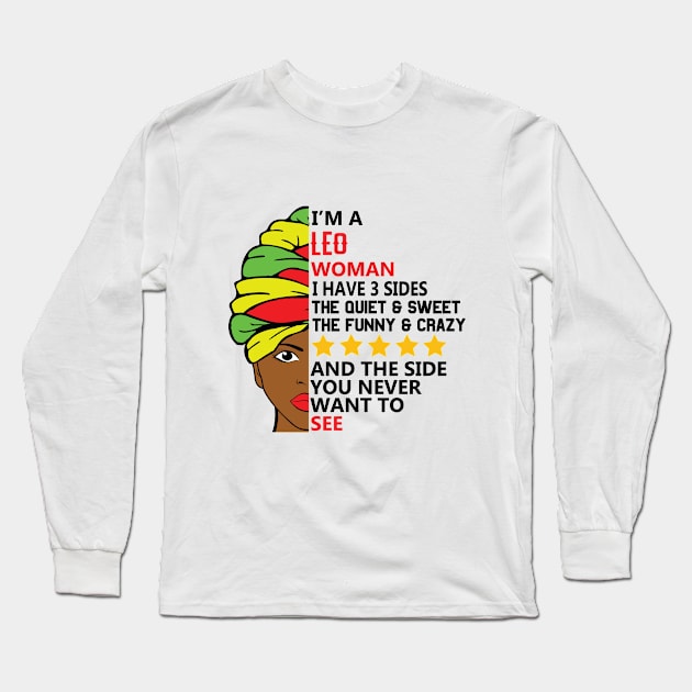 Leo Long Sleeve T-Shirt by Sazzy's